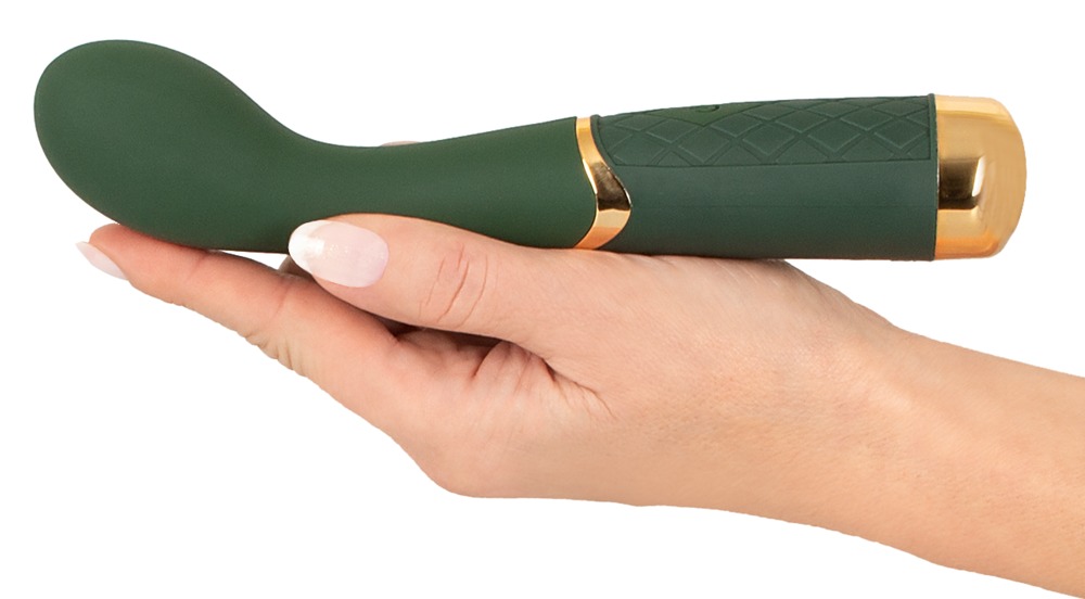 Beautiful design for G-spot stimulation!
Wonderfully curved ... Emerald Love - Luxurious G-Spot Vibe - Green photo-3