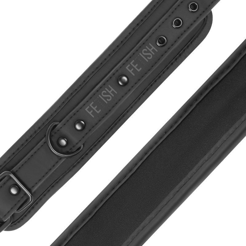 FETISH SUBMISIVE Presents the first vegan leather wives with... Fetish Submissive - Vegan Leather Ankle Cuffs - Black photo-7