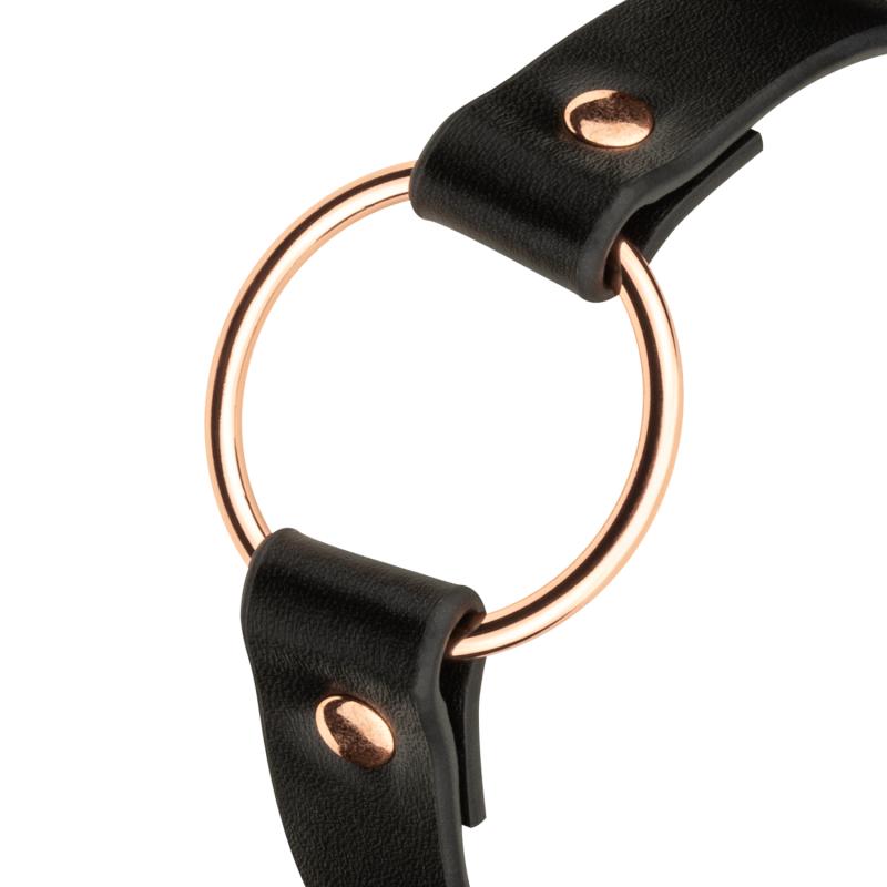 Take your partner’s breath away with this alluring choker! I... Rosy Gold - Choker - Black photo-5
