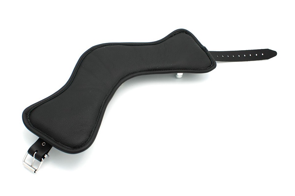 Kiotos - Spikey Nuts Leather Collar - Black photo-5