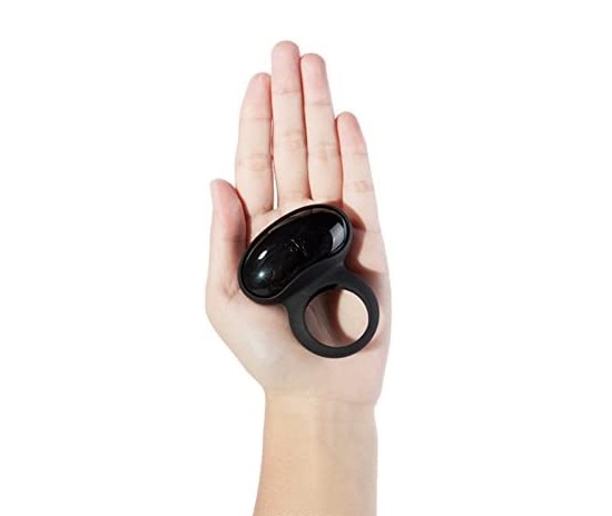 Clark is an erection ring with a super powerful vibrating mo... L'Amourose - Clark Cock Ring - Black photo-2
