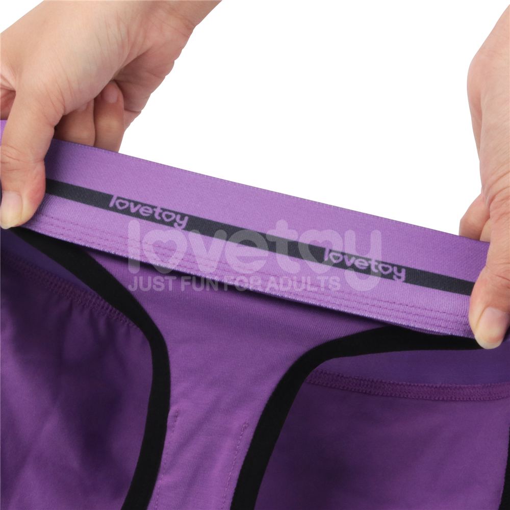 This alluring sexy undies is designed to boost your pleasure... Lovetoy - Slide Vibrating Panties S - Purple photo-7