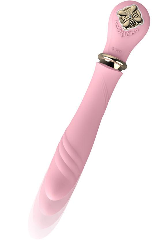 The first auto-thrust massager from ZALO; subvert the tradit... Zalo - Desire Heating Thruster - Fairy Pink photo-6