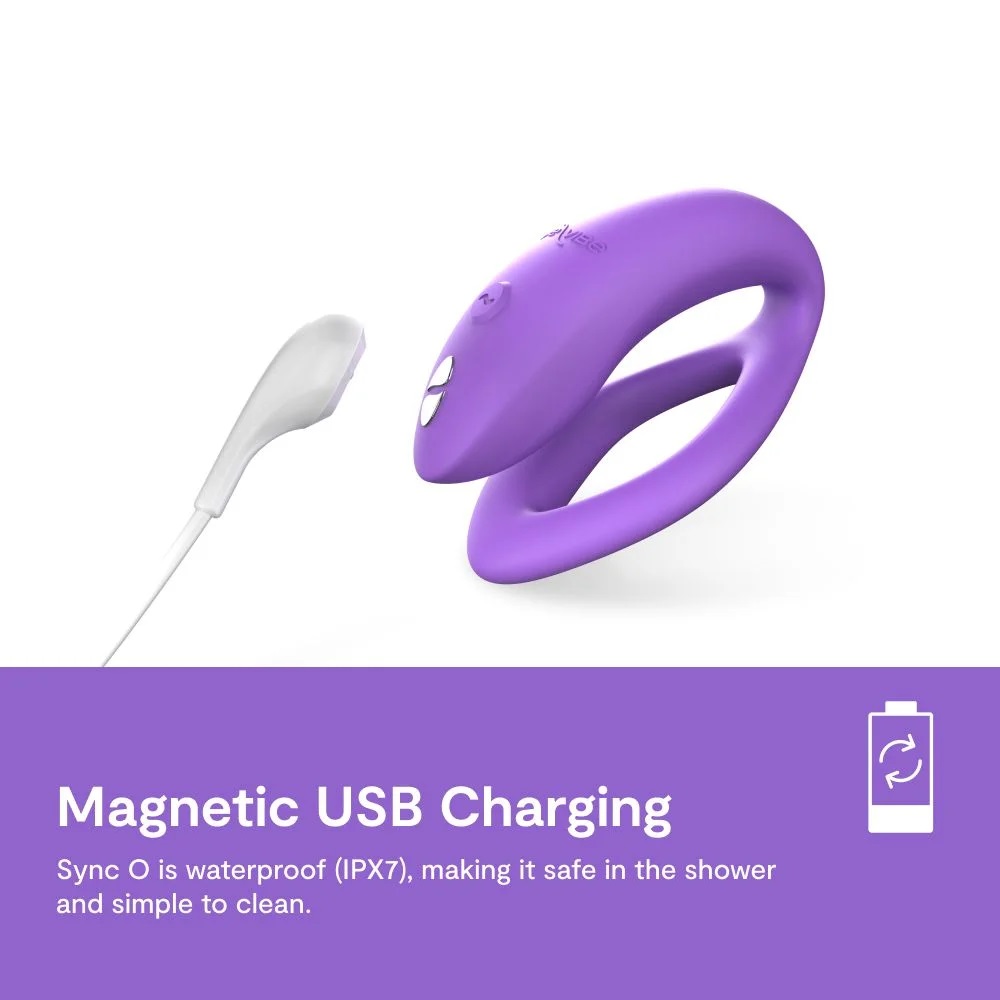 Sync O is a new kind of C-Shape vibrator for pleasure seeker... We-Vibe - Sync O - Light Purple photo-10