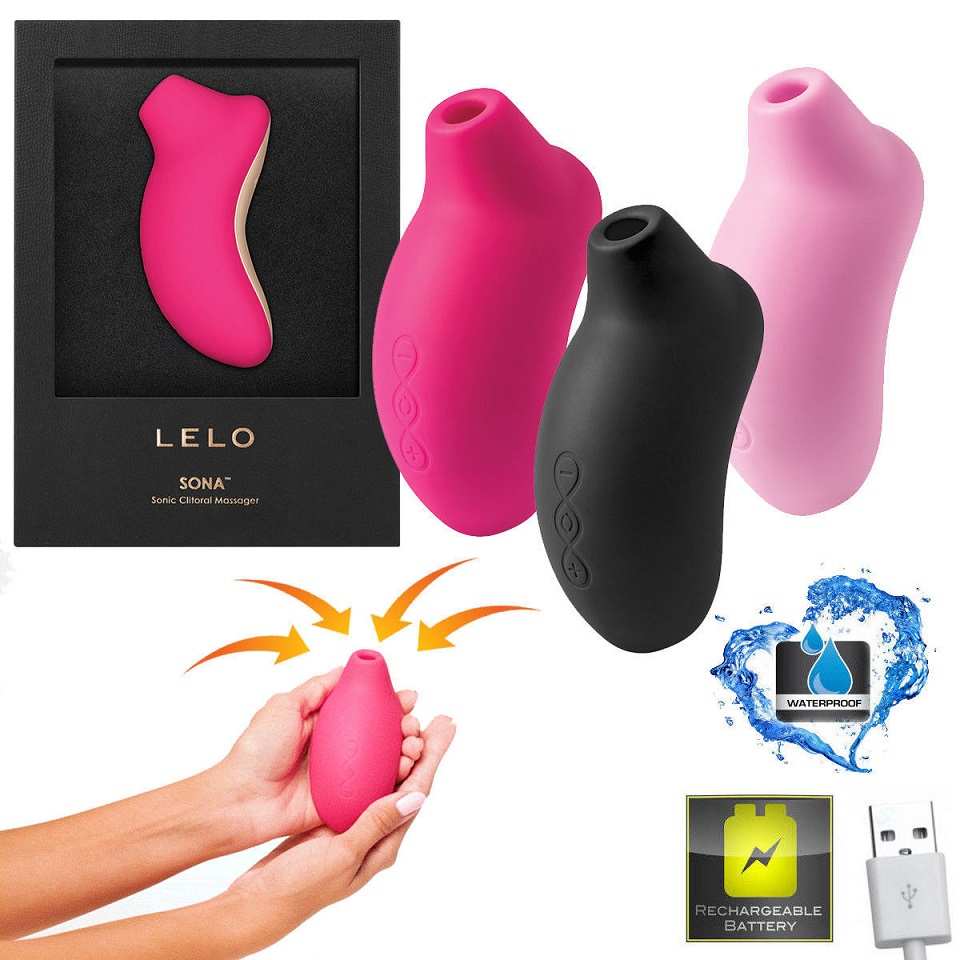 SONA is a sonic clitoral massager. That means it doesn’t rel... Lelo - Sona Clitoris Massager - Cerise photo-15