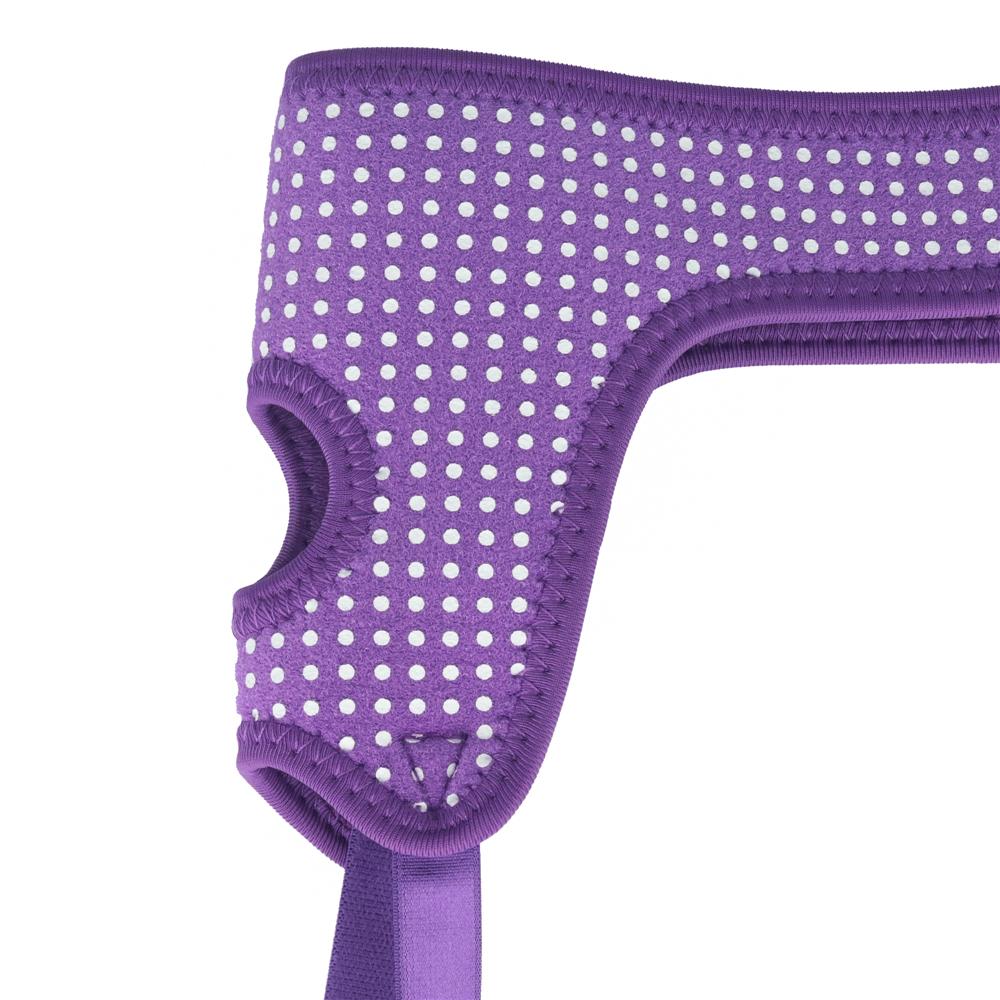 Easy off / Easy on adjustable strap on harness
Designed to f... Lovetoy - Polka Dots Easy Strap-On Harness - Purple photo-6