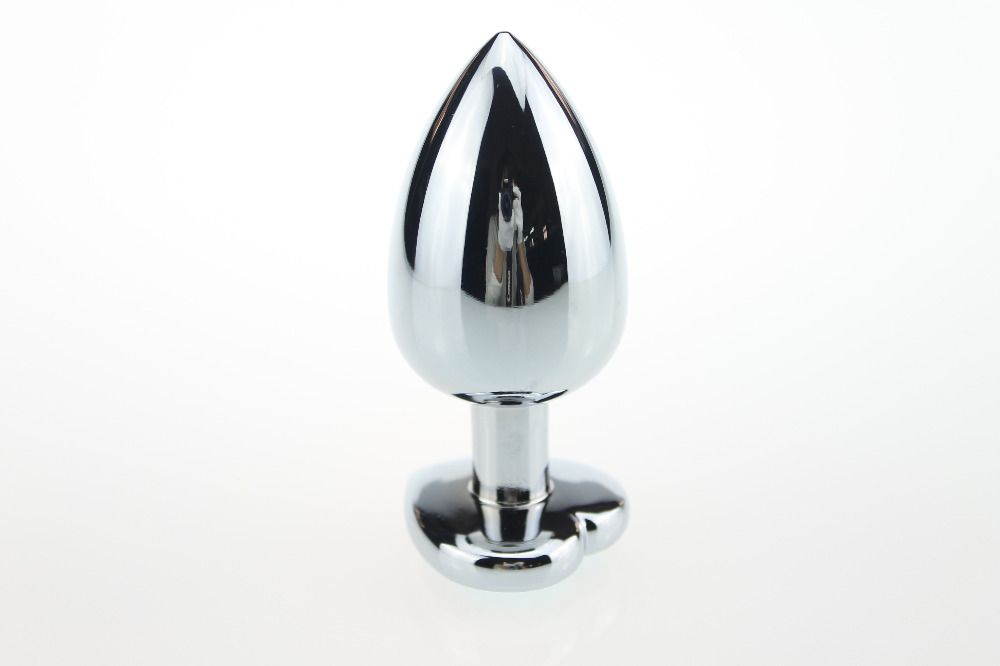 Material: stainless steel + mountain crystal
Size: 72 mm... MT - Anal Plug 75x28mm - Silver photo-2