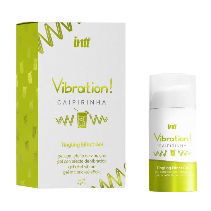 Tingling freshness, buzzing sensation. INTT Vibration! Caipi... INTT - Vibration! Caipirinha Tingling Gel - 15ml photo-2