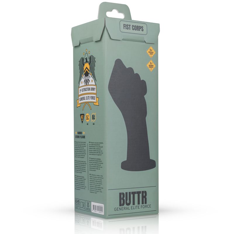 Many fists make light work! With the BUTTR Fist Dildo you co... BUTTR - Fist Corps Dildo - Black photo-6