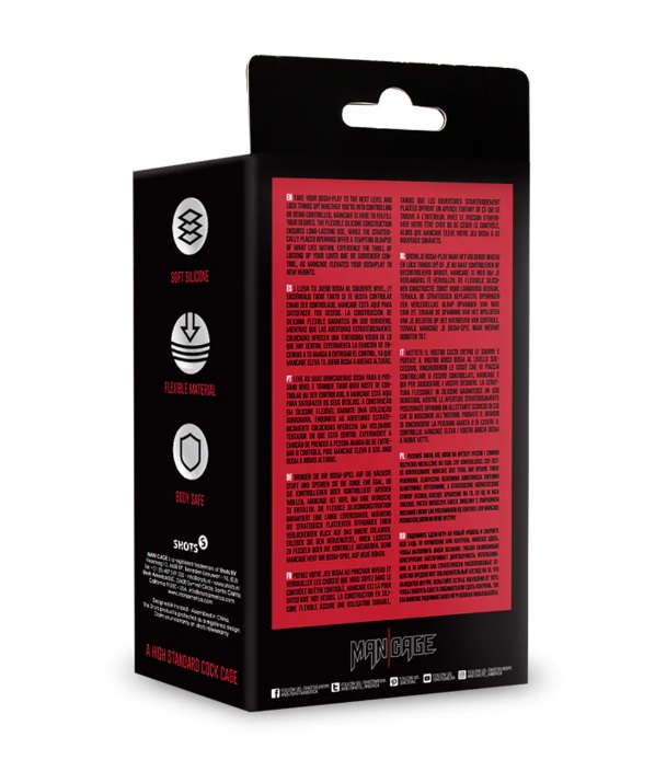 ManCage - meant to be caged.Take your BDSM-play to the next ... ManCage - Soft Silicone Chastity Cage #26 - Red photo-7