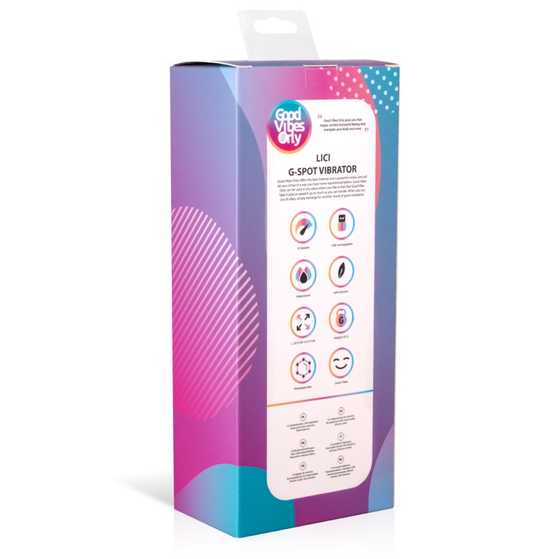 The Lici G-Spot vibrator stands for guaranteed pleasure. Thi... Good Vibes Only - Lici G-Spot Vibrator - Purple photo-9