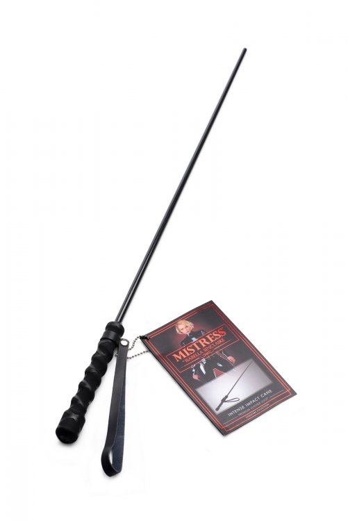 This cane packs a swift sting wherever it stroked. I enjoy u... Mistress - Intense Impact Cane - Black photo-3
