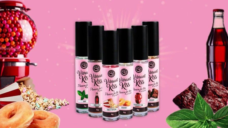 Have you ever seen a lip gloss that produces vibration waves... Secret Play - Lip Gloss Vibrant Kiss Mint - 6g photo-2