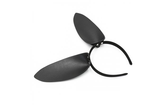 Unleash your playful side with these PU leather rabbit ears ... Kiotos - Bunny Ears Headband - Black photo-8