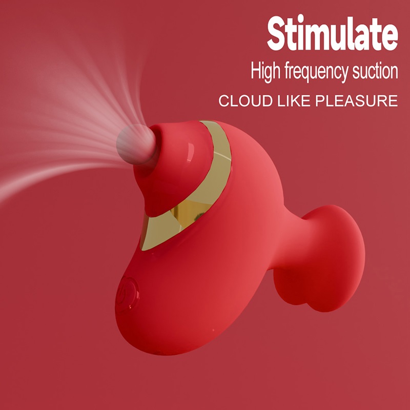 This is a cost-effective finger sucker with 10 frequencies o... Secwell - Heart Sucking Stimulator - Red photo-2