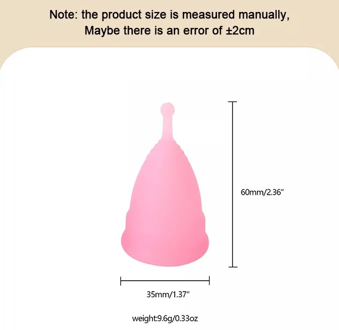 Medical silicone reusable eco-friendly menstrual cup
S 35*6... MT - Menstrual Cup S - Purple photo-6