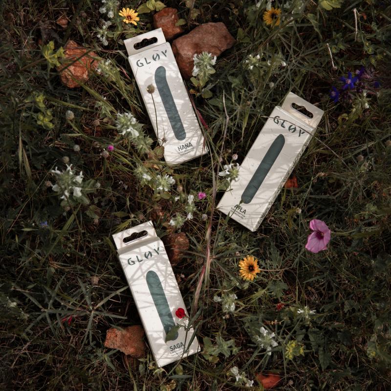 Meet Gløv, the new ECO-friendly collection! This vibrator is... Glov - Atla Eco Vibro Bullet - Green photo-11