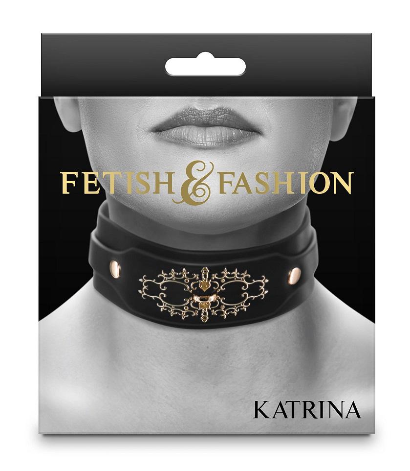 Fetish & Fashion's Katrina Collar is fit for royalty. De... NS Novelties - Fetish & Fashion Katrina Collar - Black photo-2