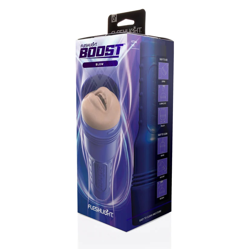 Get ready for the BLOW of a lifetime. Experience ... Fleshlight - Boost Blow Masturbator - Flesh photo-10
