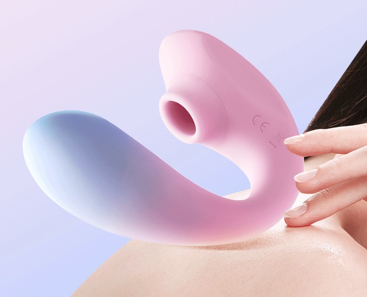Body-safe silicone
Vibrating and sucking functio... Erocome - Apus Curve Sucking Vibrator - Pink photo-3
