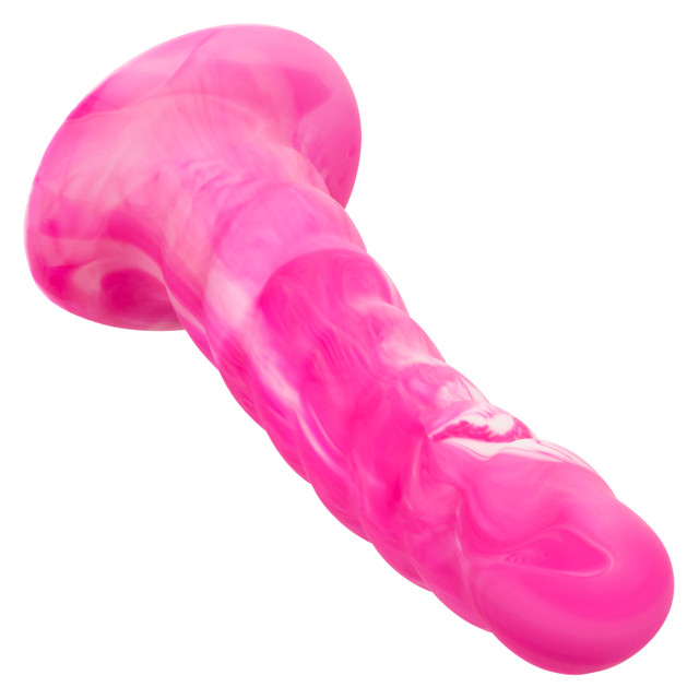 Introducing the Twisted Love Twisted Ribbed Probe, a one-of-... CEN - Twisted Ribbed Anal Plug - Pink photo-6