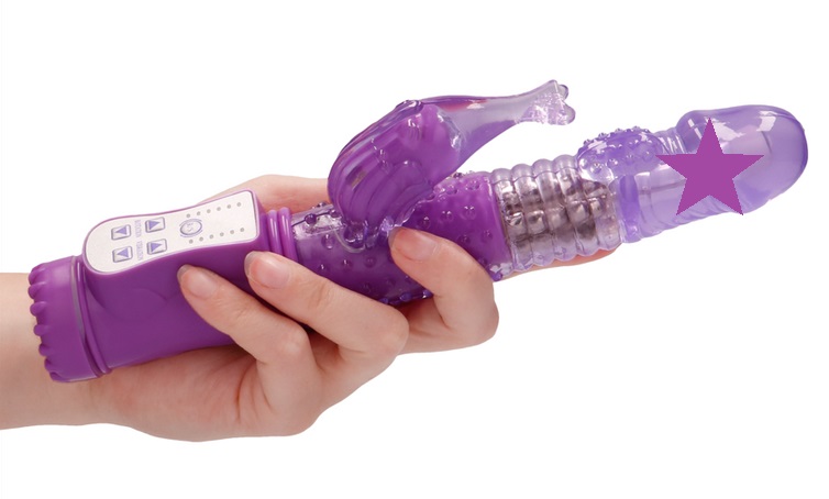 This Dolphin is the perfect vibrator for reaching every sens... GC - Rotating Vibro Dolphin - Purple photo-2