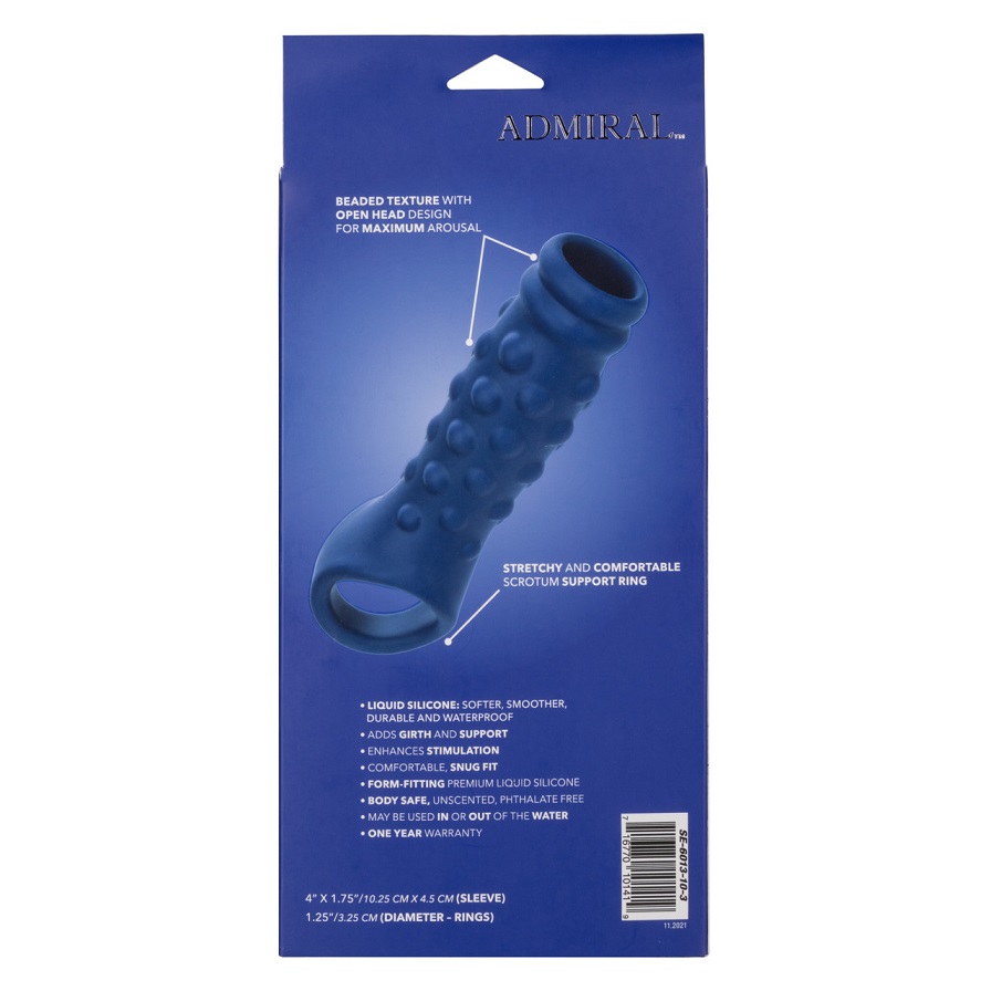Set sail for a sea of uncharted pleasure with the Admiral Li... CEN - Admiral Beaded Extension - Blue photo-11