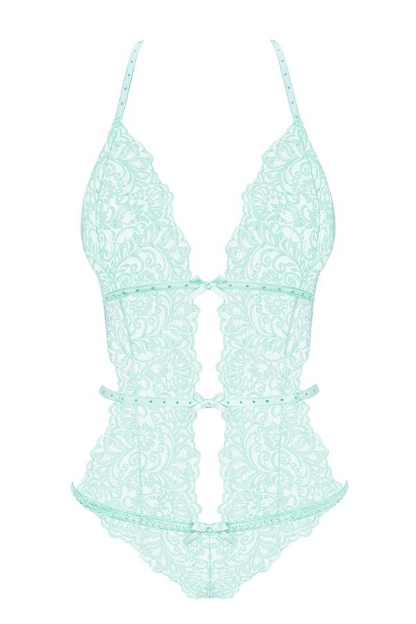 Delicanta teddy is a proposition for women who love a really... Obsessive - Delicanta Teddy - Mint - L/XL photo-7
