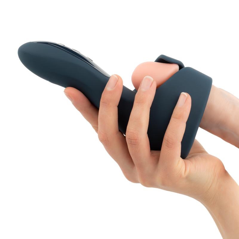 The Boners electric masturbator features an open design, mak... Boners - Vibro Head Masturbator - Blue photo-3