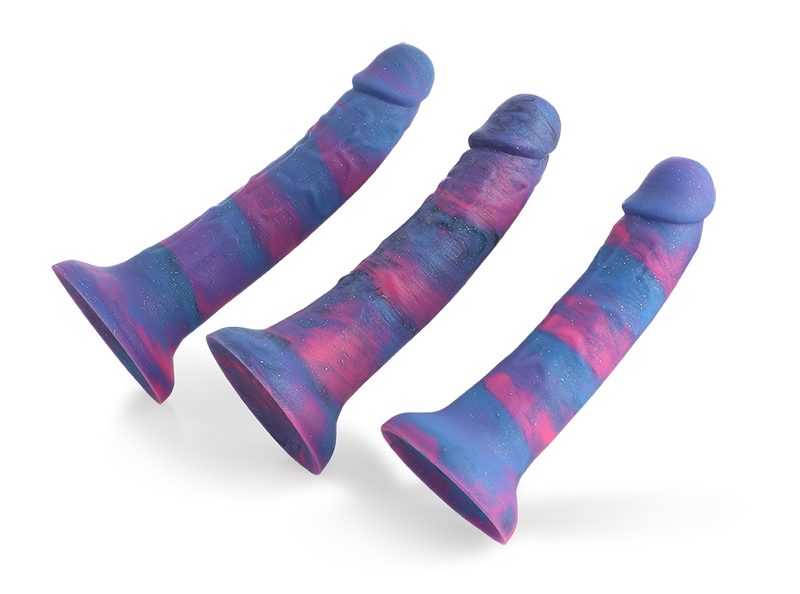 This Dildo is made of a unique galaxy color, sci-fi but very... MT - Starlight Dildo M - Purple photo-9
