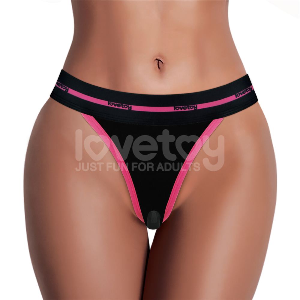 This alluring sexy undies is designed to boost your pleasure... Lovetoy - Slut Vibrating Panties L - Black photo-4