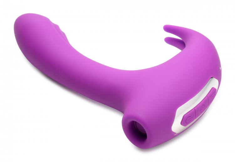 A myriad of intense stimulations for endless options of play... Inmi - 12X Lux Rocker Pulsing Vibe - Purple photo-4