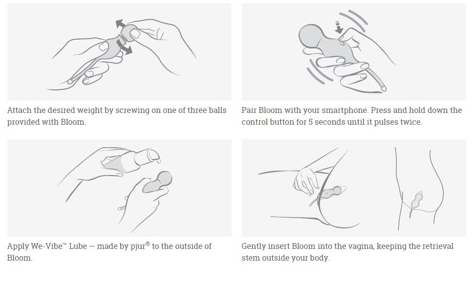 Have fun exploring a new way to do your Kegel exercises. Sim... We-Vibe - Bloom - Coral photo-12