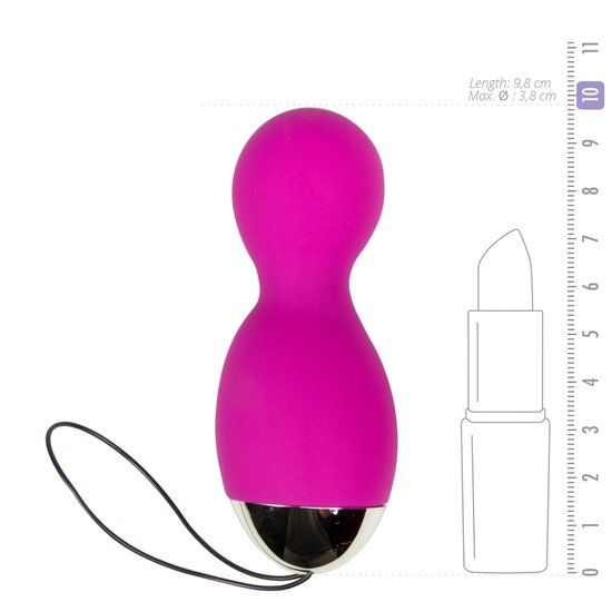 For the newest and richest sexual sensations you’ve ever exp... Lelo - Hula Beads Vibro Egg - Deep Rose photo-9