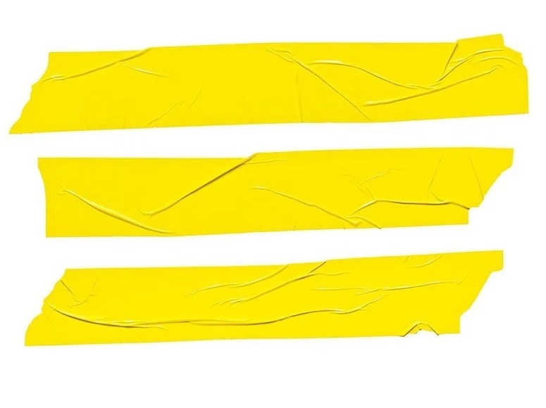 The Non Sticky Bondage Tape by Ouch! measures 17.5 metres of... Ouch - Xtreme Bondage Tape 17.5m - Yellow photo-2