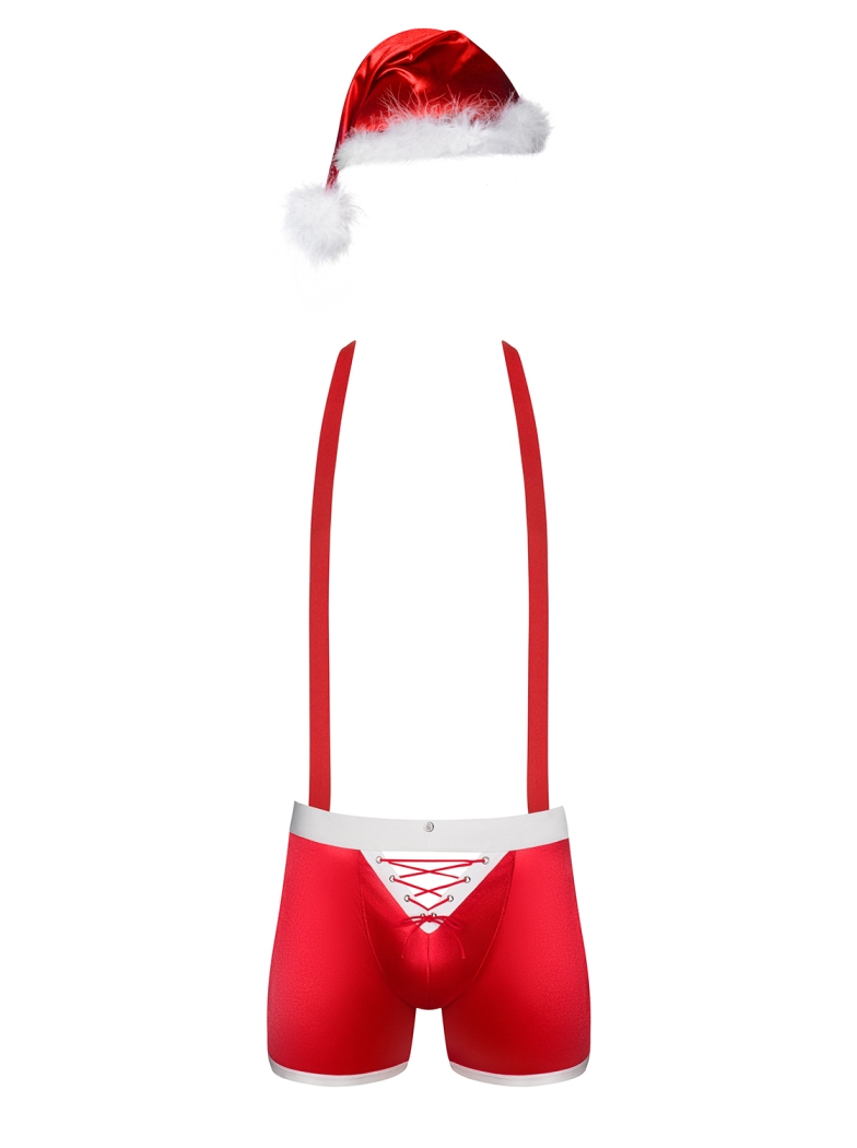 Don’t let your man miss out on the gifts. Give hi... Obsessive - Mr Claus Costume - Red - L/XL photo-5