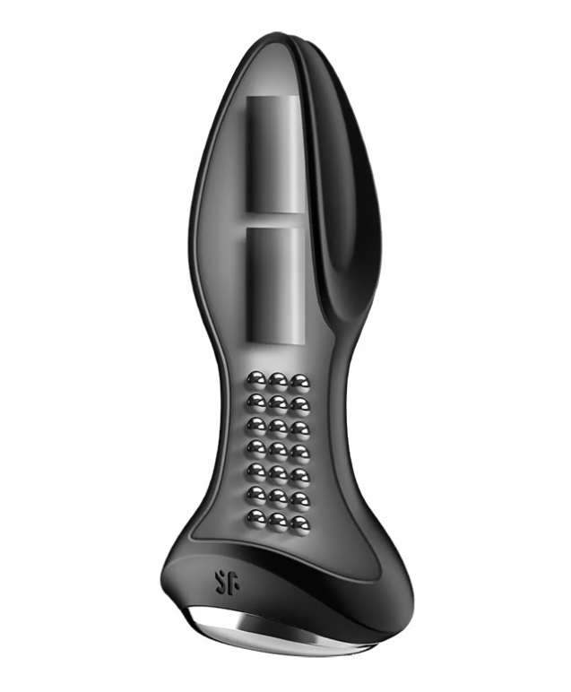 The Rotator Plug 2 Connect app stimulates with its bulbous, ... Satisfyer - Rotator Vibro Plug 2 Plus - Black photo-3