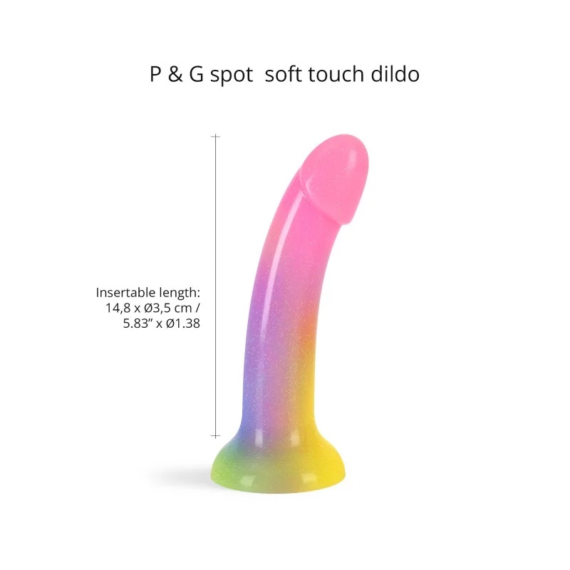 This new range of dildos, each one more fun and cutely kawai... Love to Love - Stargazer Glitter Dildo - Pink photo-5