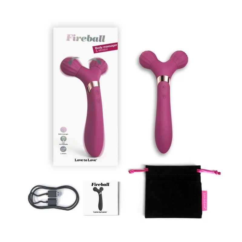 As good as gold but just as crazy, Fireball will relax you a... Love to Love - Fireball Massager - Plum photo-7