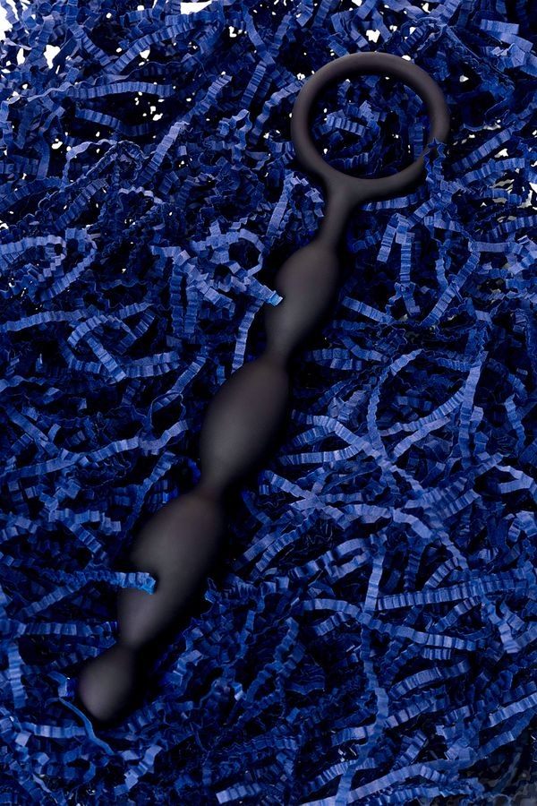 A-TOYS anal beads-an anal stimulator in the form of a chain ... A-Toys - Anal Beads 19.5cm - Black photo-7