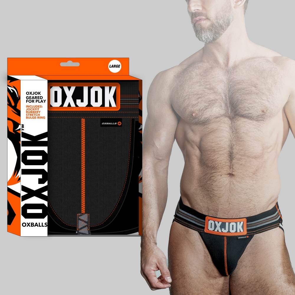 SLINGJOCK from OXJOK is a daily-wear jock soft-rib comfort j... Oxjok - Slingjock w Ring - Black Iron - XXL photo-7