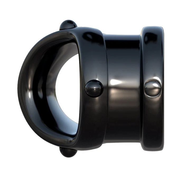 When you're looking for the ultimate support ring for yo... Pipedream - Rock Hard Cock Pipe - Black photo-4