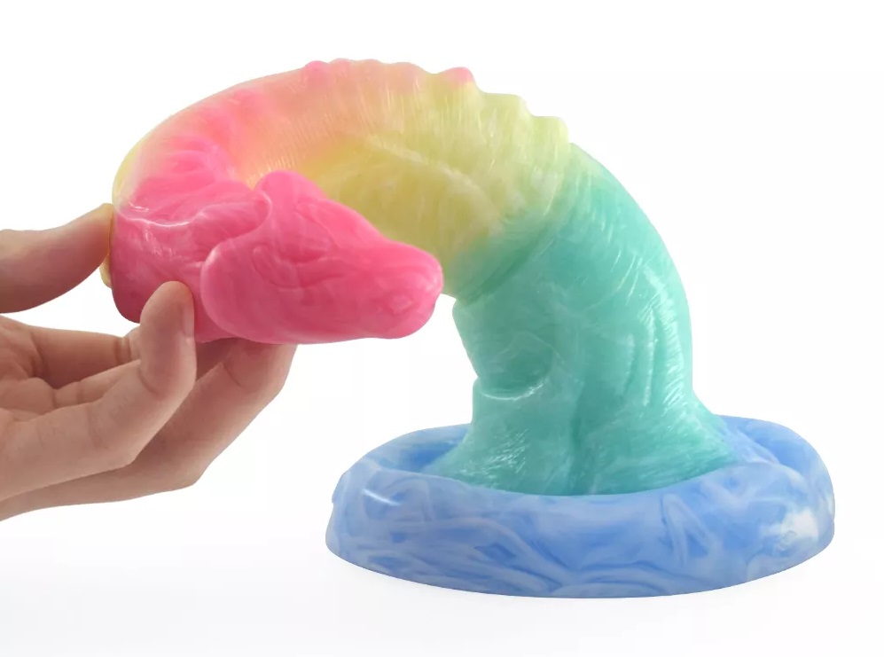 General Gallo spirit pet has an exaggerated S-shape, giving ... FAAK - Red Pupil Spirit Snake Poll Dildo - Pure Desire photo-3