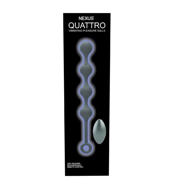 These Nexus Quattro Vibrating anal beads will take your anal... Nexus - Quattro Vibro Beads - Black photo-5