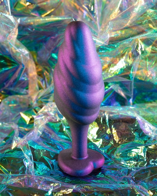 Whether you're a beginner or an experienced anal enthusi... AAM - Bumped Bling Plug - Blue photo-4