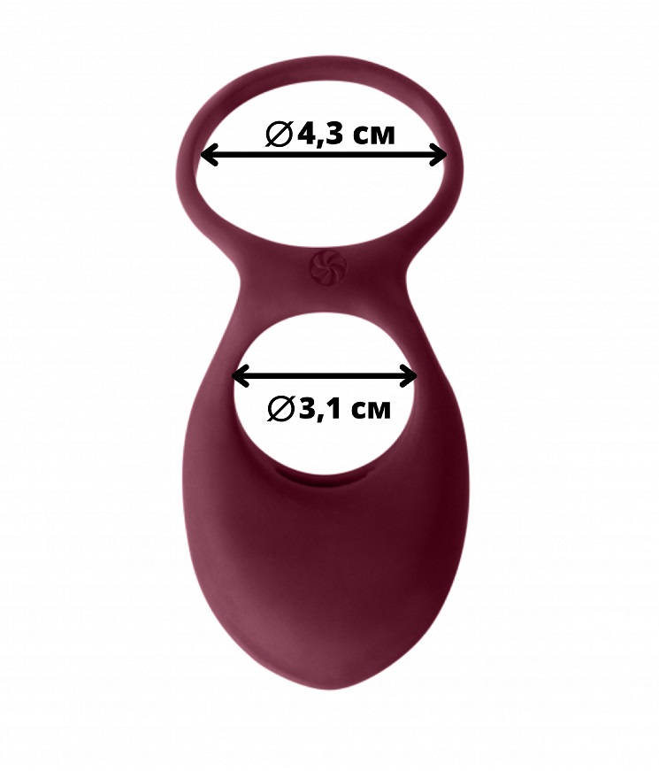 A double erection ring made of elastic silicone is suitable ... Lola Games - Pure Passion Daydream Vibro Ring - Red photo-3