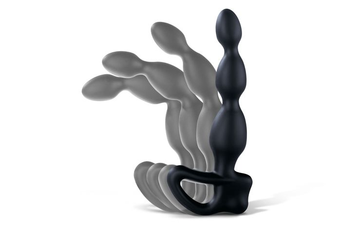 Ballsy threesome, you won’ let Big-Bend-it! down just becaus... Mystim - Big Bend-it! Electrosex Prostate Stimulator - Black photo-2