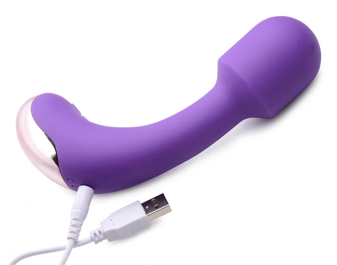 This luxurious wand is designed for intense G-spot stimulati... Gossip - 50X G-Spot Wand Vibrator - Purple photo-4