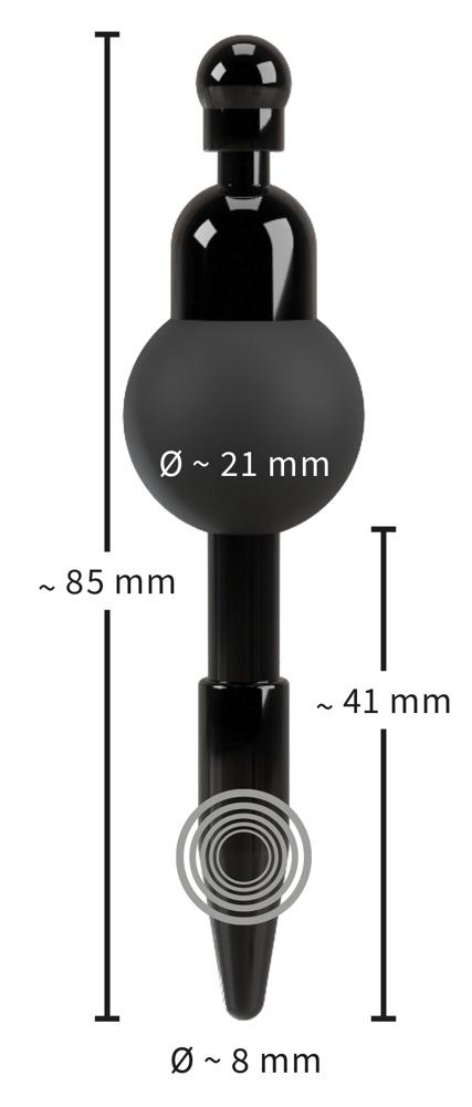 Tingling vibrations directly in the urethra!
Solid vibrating... Penis Plug - Vibro Cock Plug photo-8