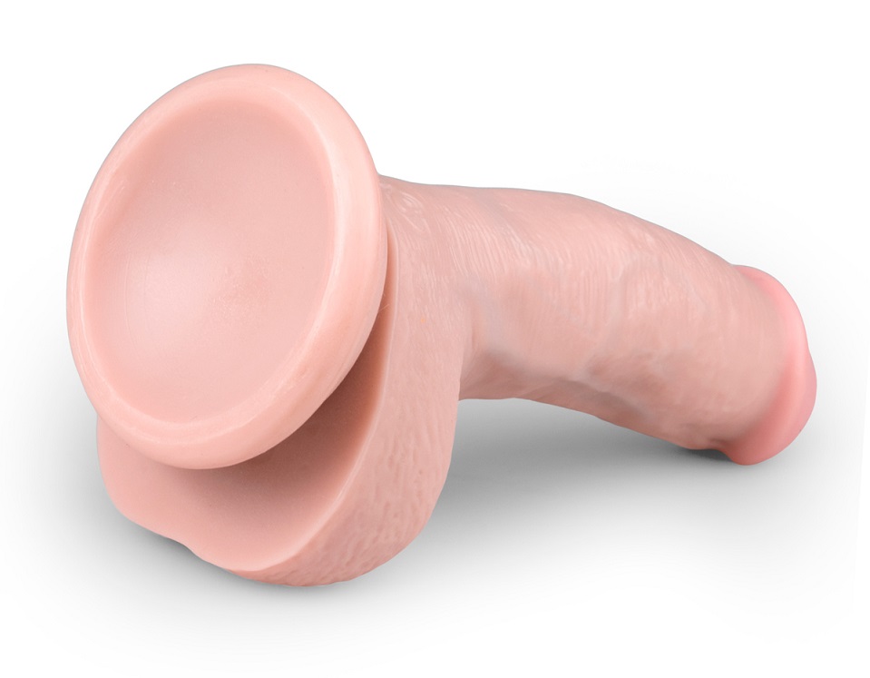 If you like the feeling of handling the real thing, then mak... Easytoys - 15cm Realistic Dildo - Flesh photo-3